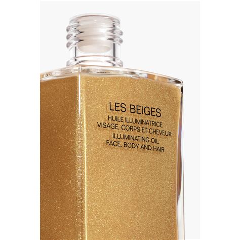 chanel les beiges illuminating body oil